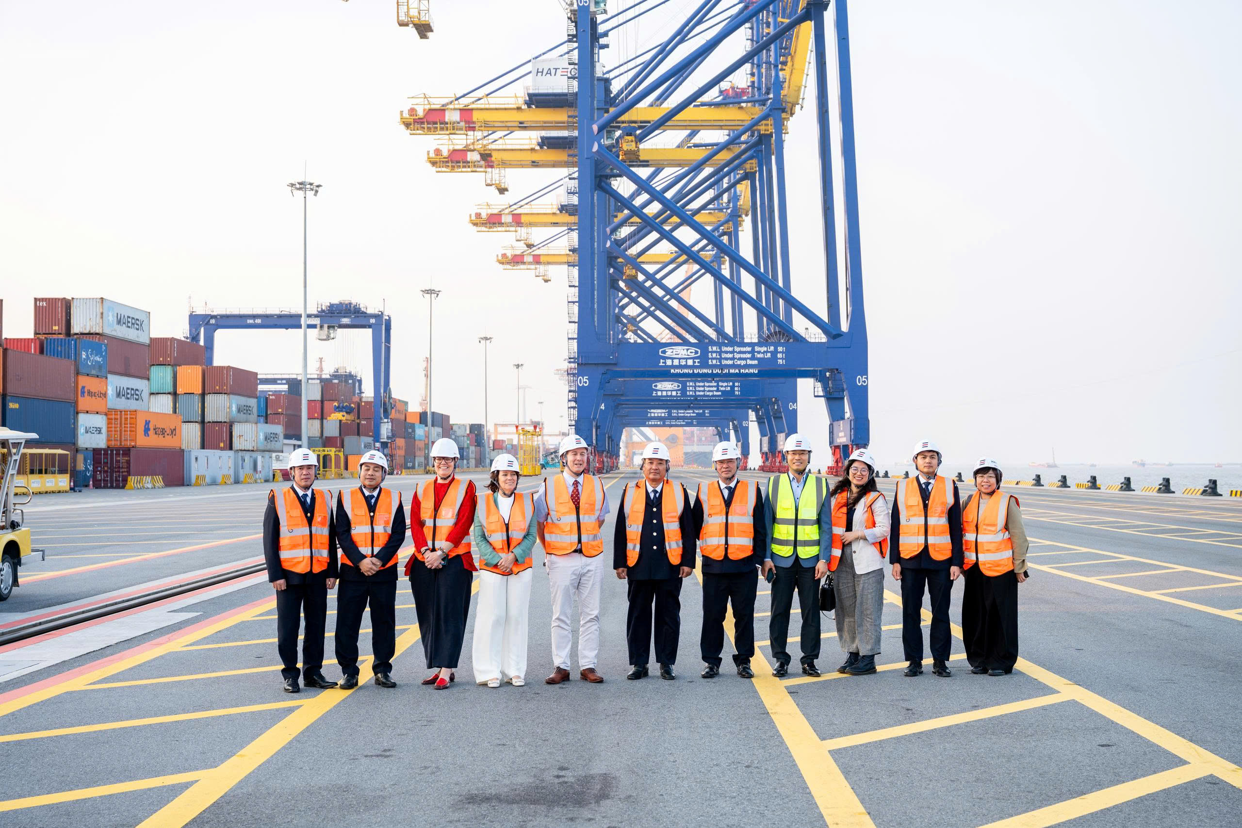 HATECO HAIPHONG TERMINAL (HHIT) STRENGTHENS COOPERATION WITH CUSTOMS AND THE BELGIAN EMBASSY IN RISK CONTROL AND INTERNATIONAL LOGISTICS DEVELOPMENT